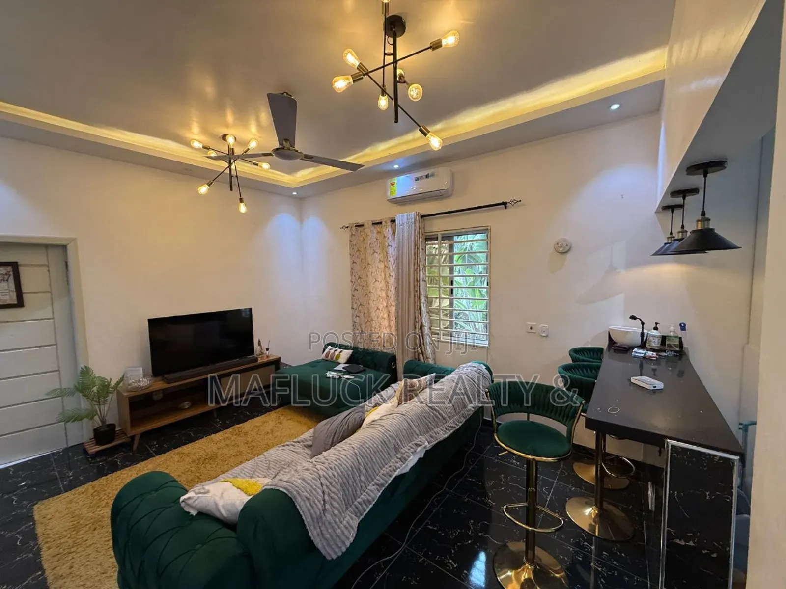 Furnished 3bdrm Apartment in East Legon, Boundary Road Area for rent