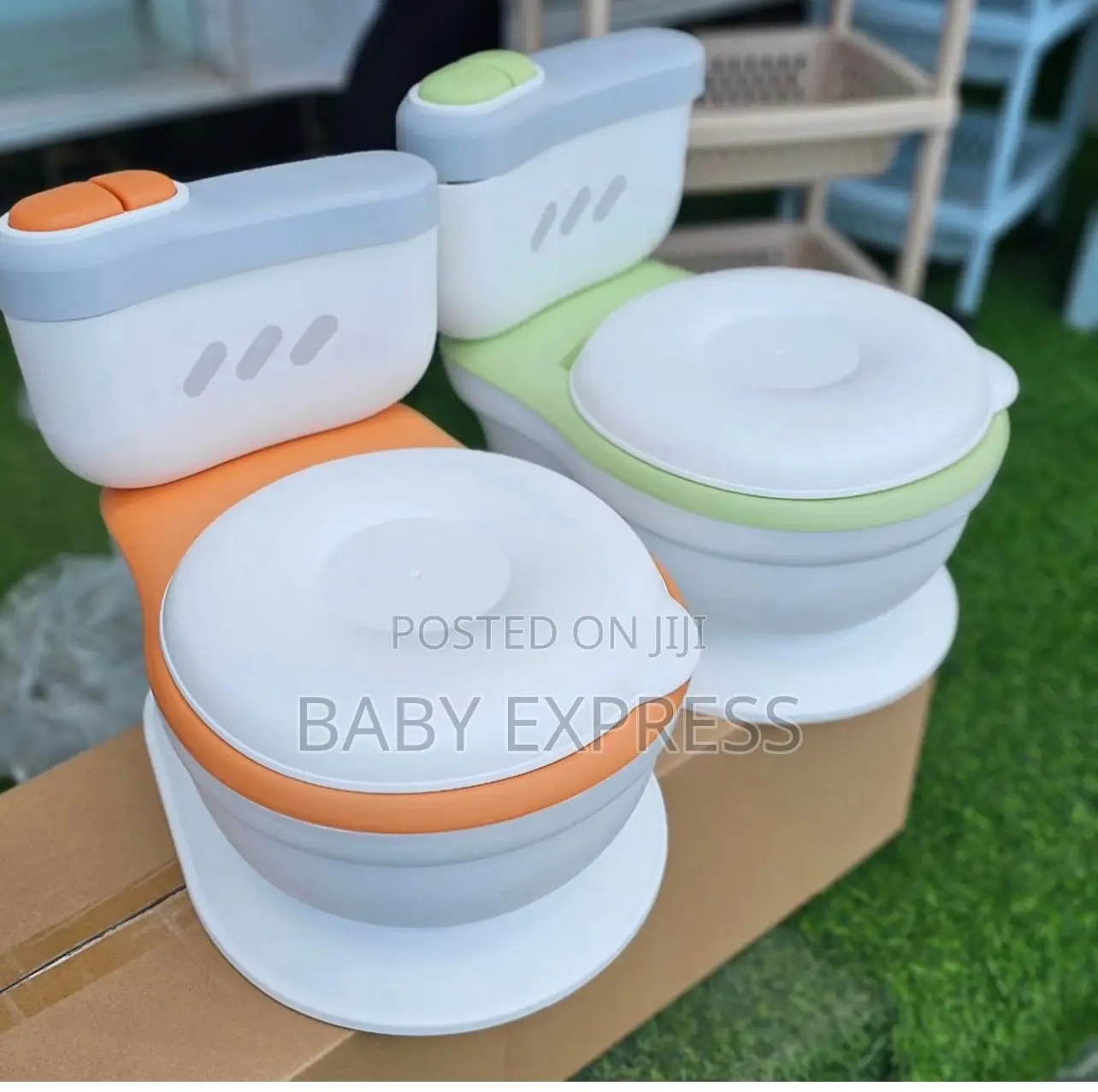 Baby Potty Designed Like an Adult Toilet. Comfortable, Easy to Clean.
