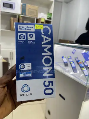 New Tecno Camon 50 256 GB Black
