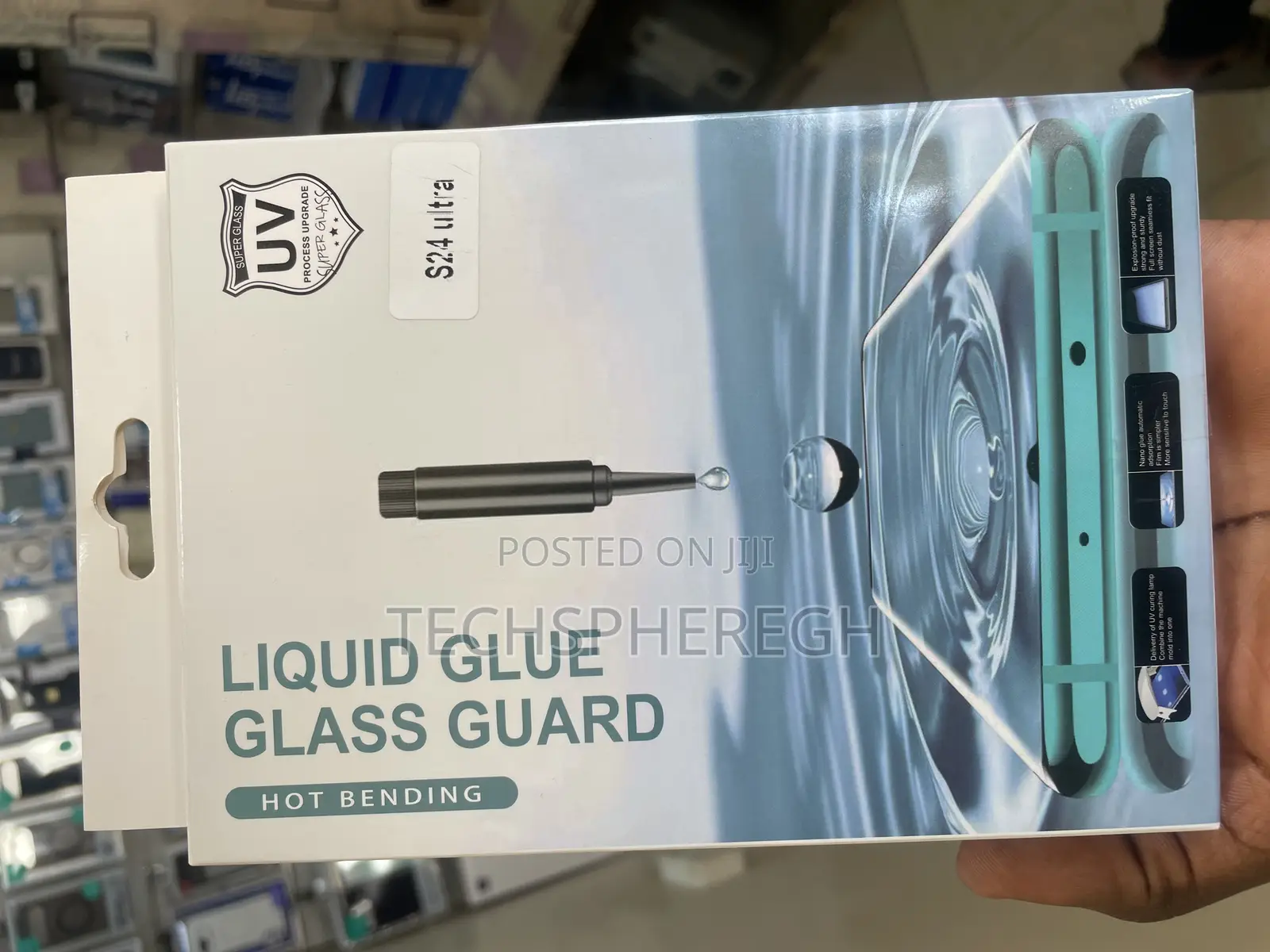 Premium Uv Liquid Glue Tempered Glass for Samsung S24 Ultra/ S25 Ultra