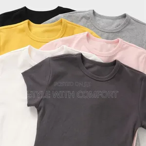 Cotton Basic Tops- Ladies Fitted T-Shirts