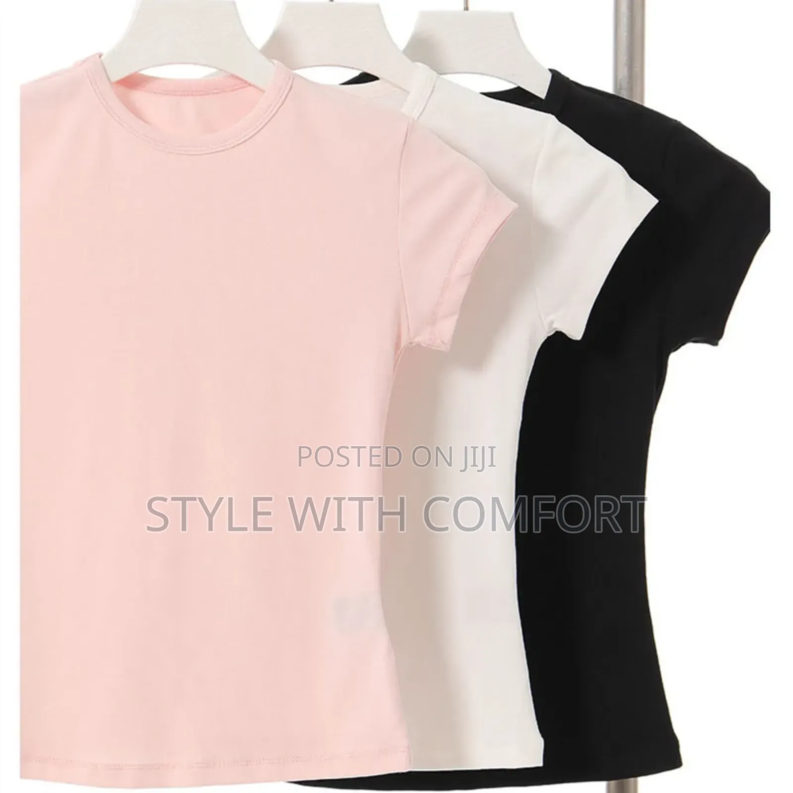 Cotton Basic Tops- Ladies Fitted T-Shirts