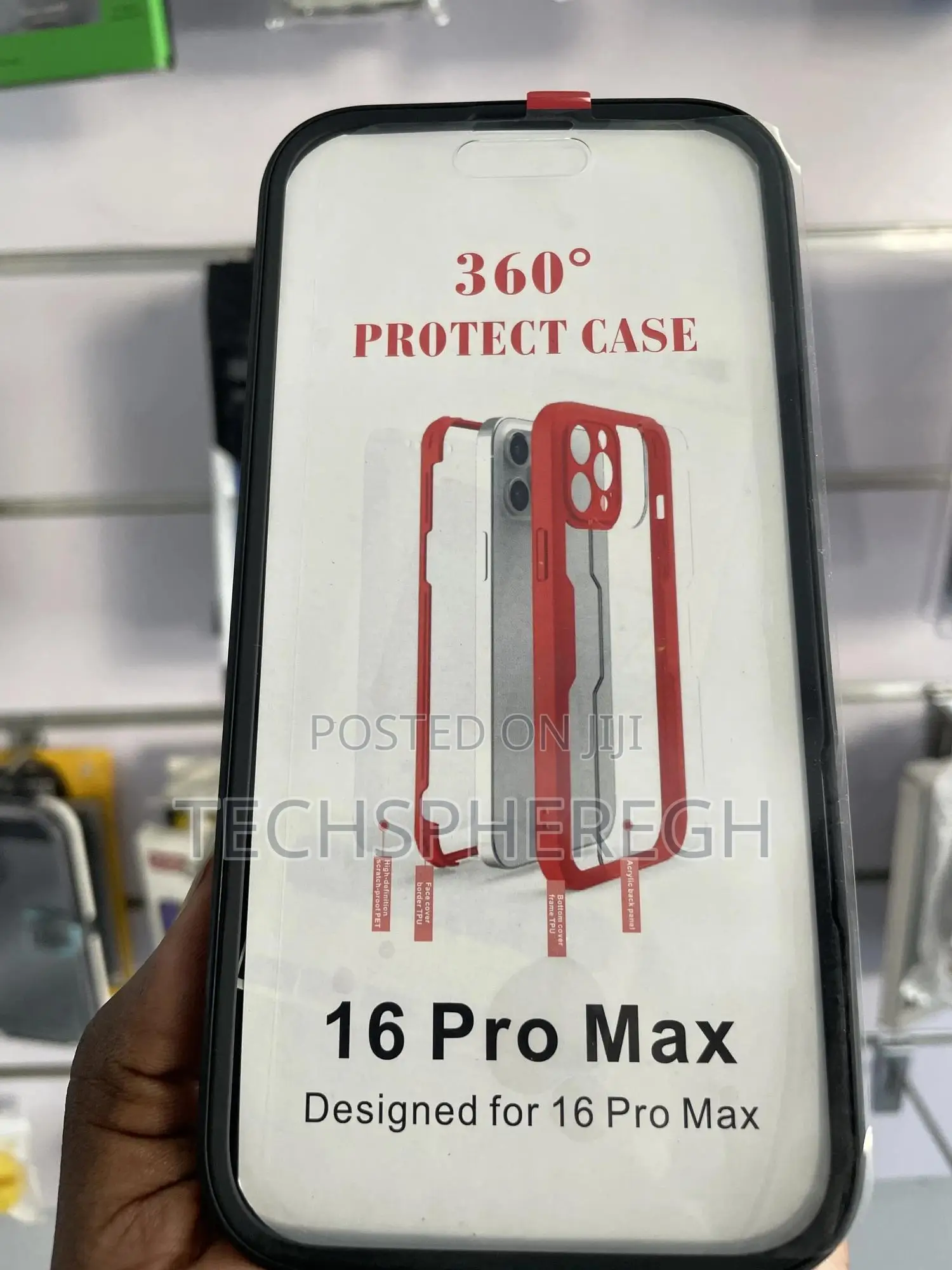 360° Heavy Duty Magsafe Kickstand Case for iPhone 16 Pro Max