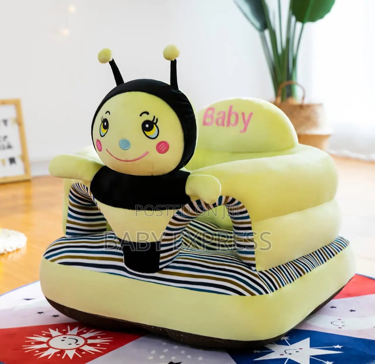 Baby Sit-Up Support Cushion Toy – Soft Plush Learning Seat for Infants