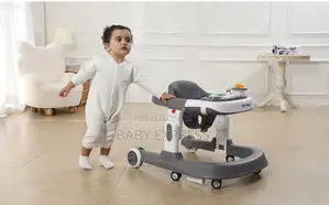 Foldable Baby Walker – Adjustable Height, Strong Easy to Store.