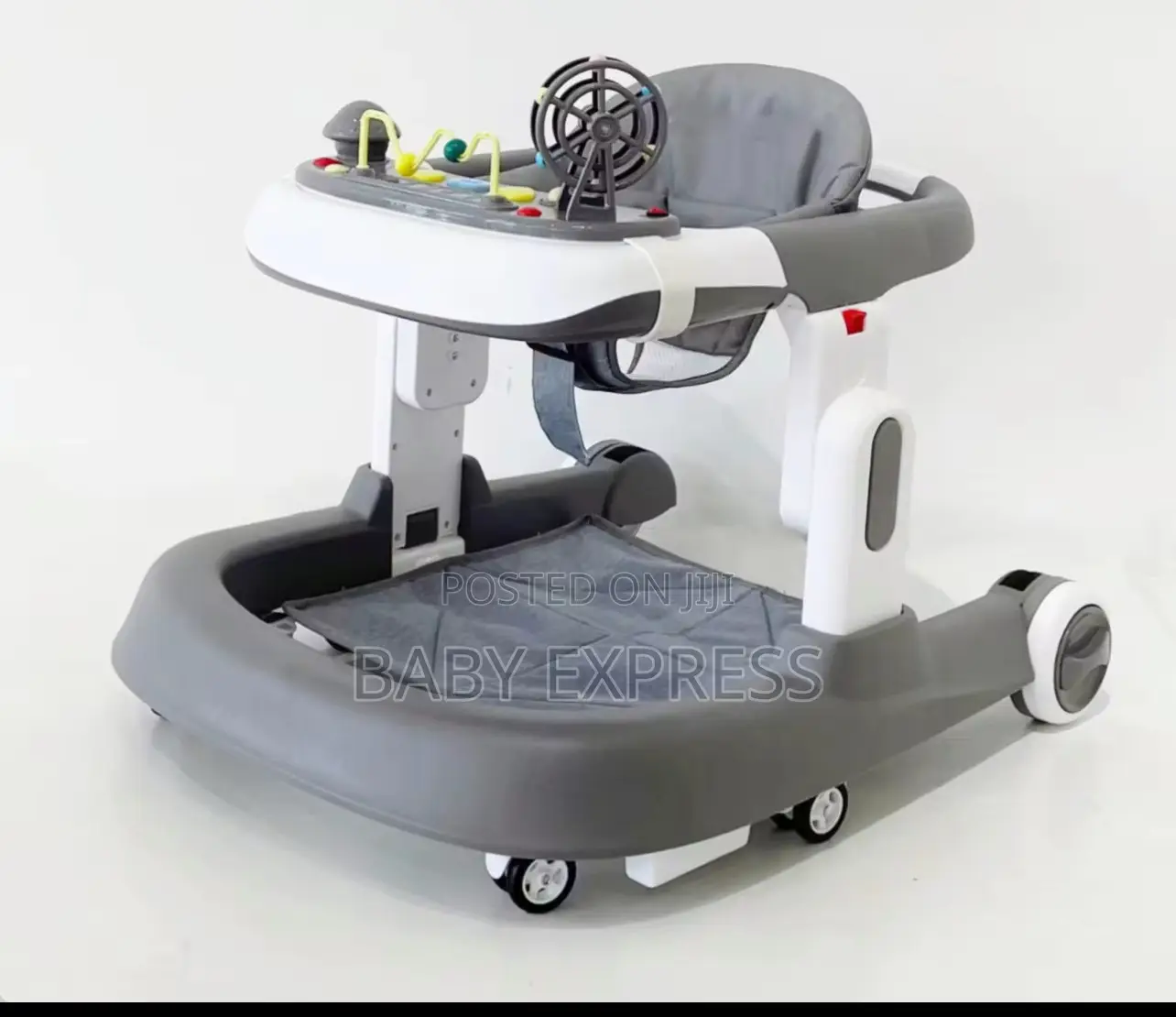 Foldable Baby Walker – Adjustable Height, Strong Easy to Store.