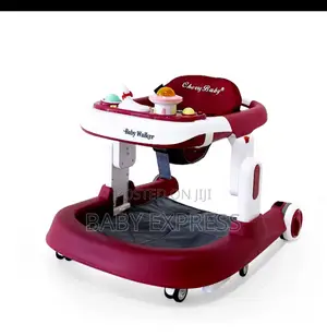 Foldable Baby Walker – Adjustable Height, Strong Easy to Store.