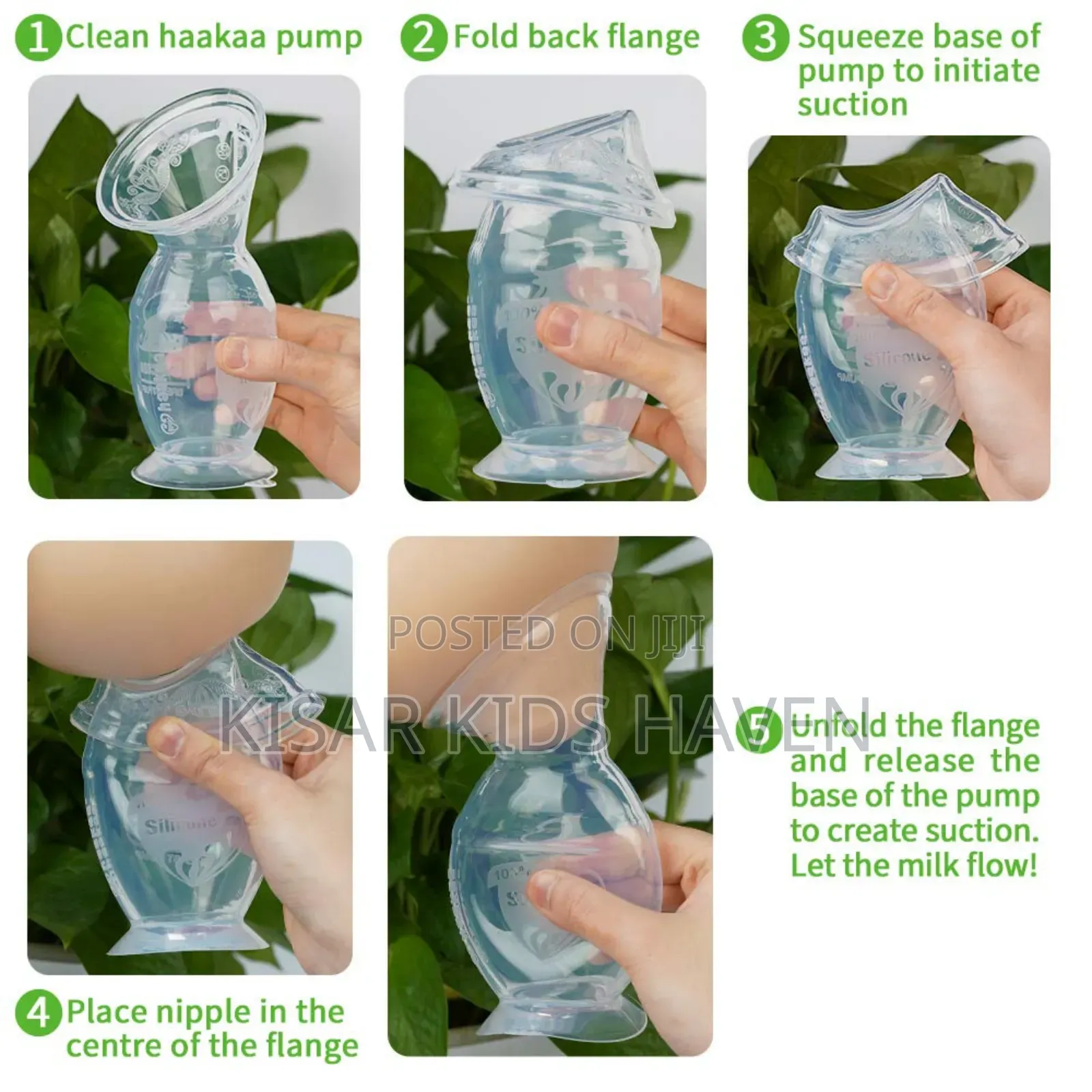 Silicone Manual Breast Pump