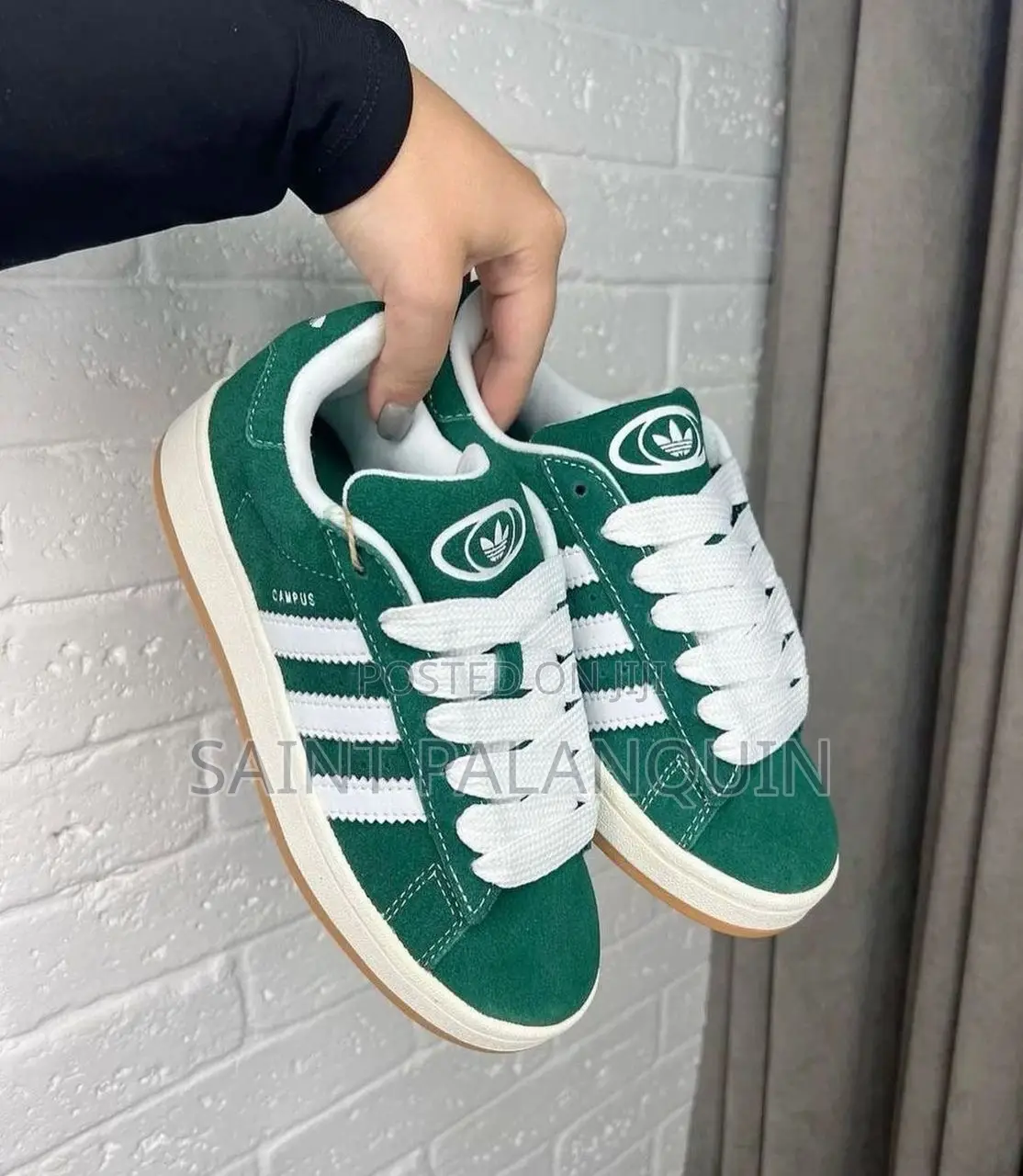 Pine Green Adidas Campus