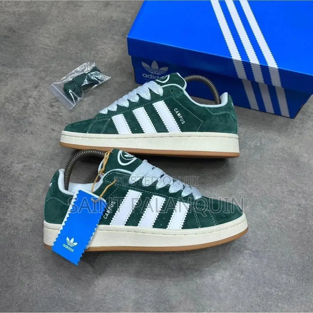 Pine Green Adidas Campus