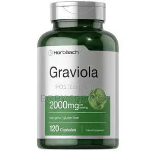 Horbäach Graviola Capsules | 120 Count | Soursop (Annona Muricata)