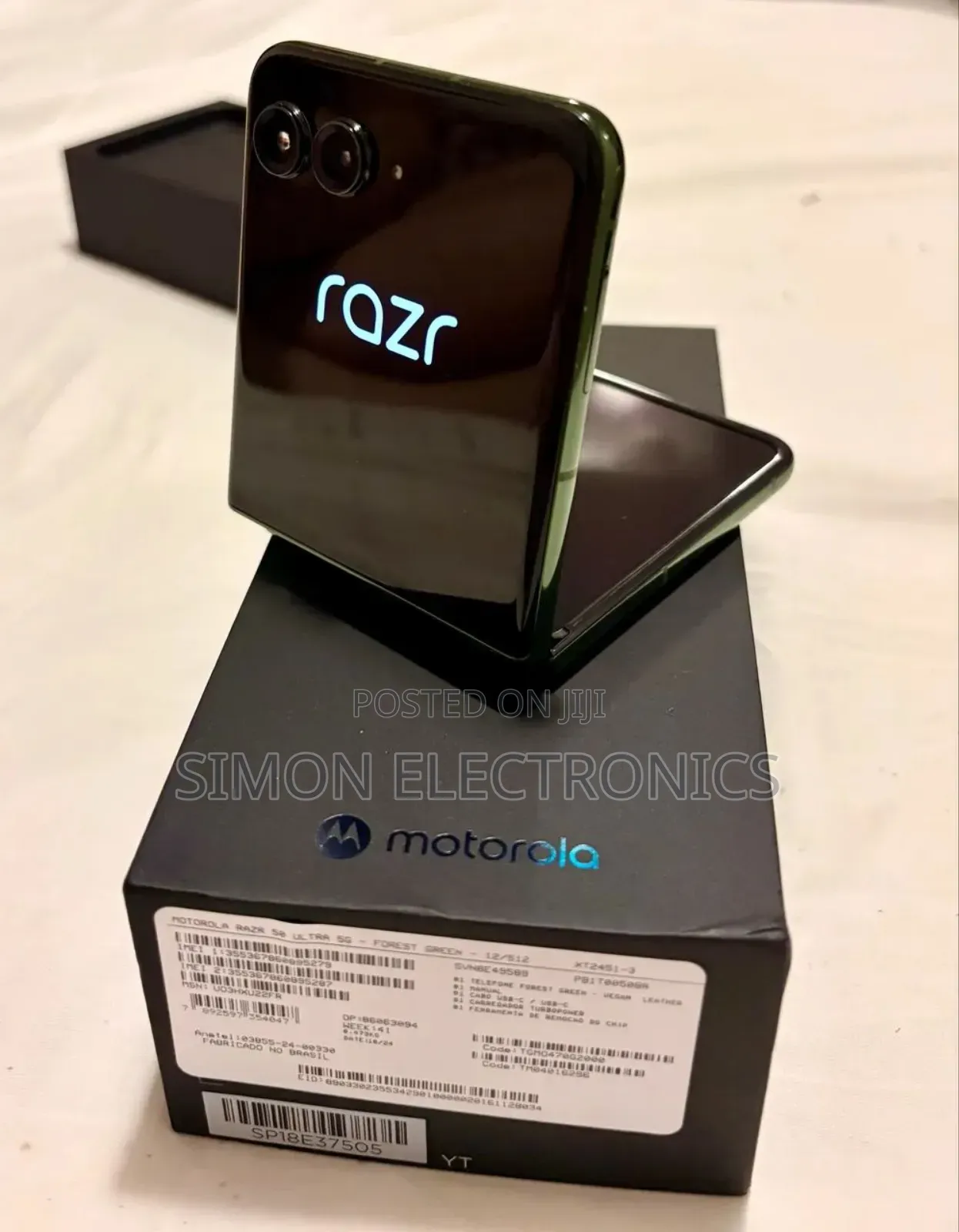 New Motorola Razr 50 Ultra 256 GB Black