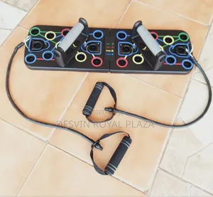 Push Up Board With Resistance Bands