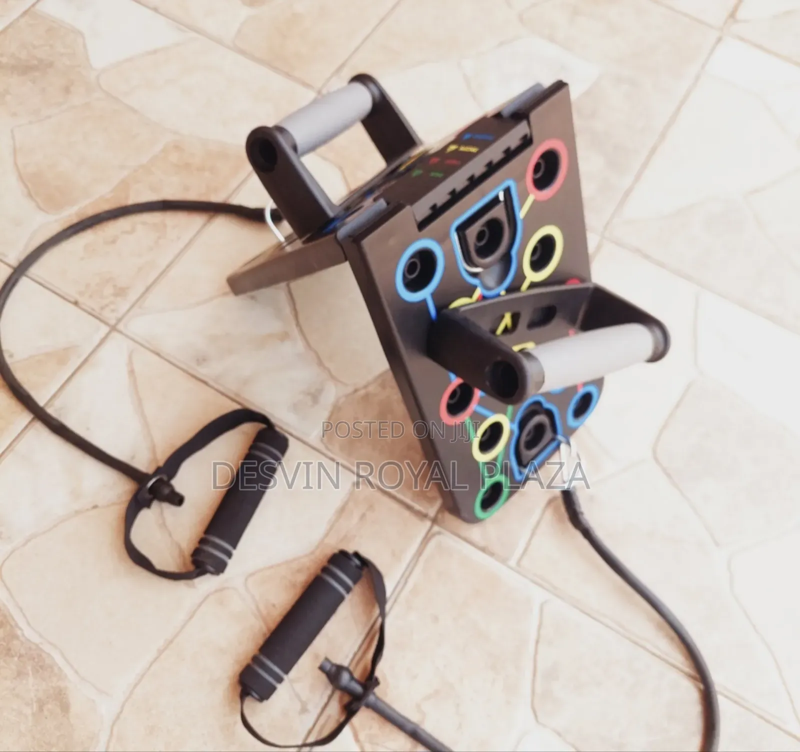 Push Up Board With Resistance Bands