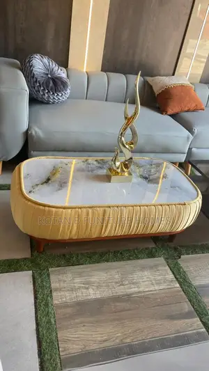 Golden Aura Center Table