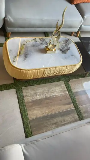 Golden Aura Center Table
