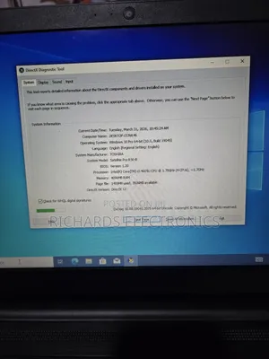 Laptop Toshiba A50 4GB Intel Core i3 HDD 500GB