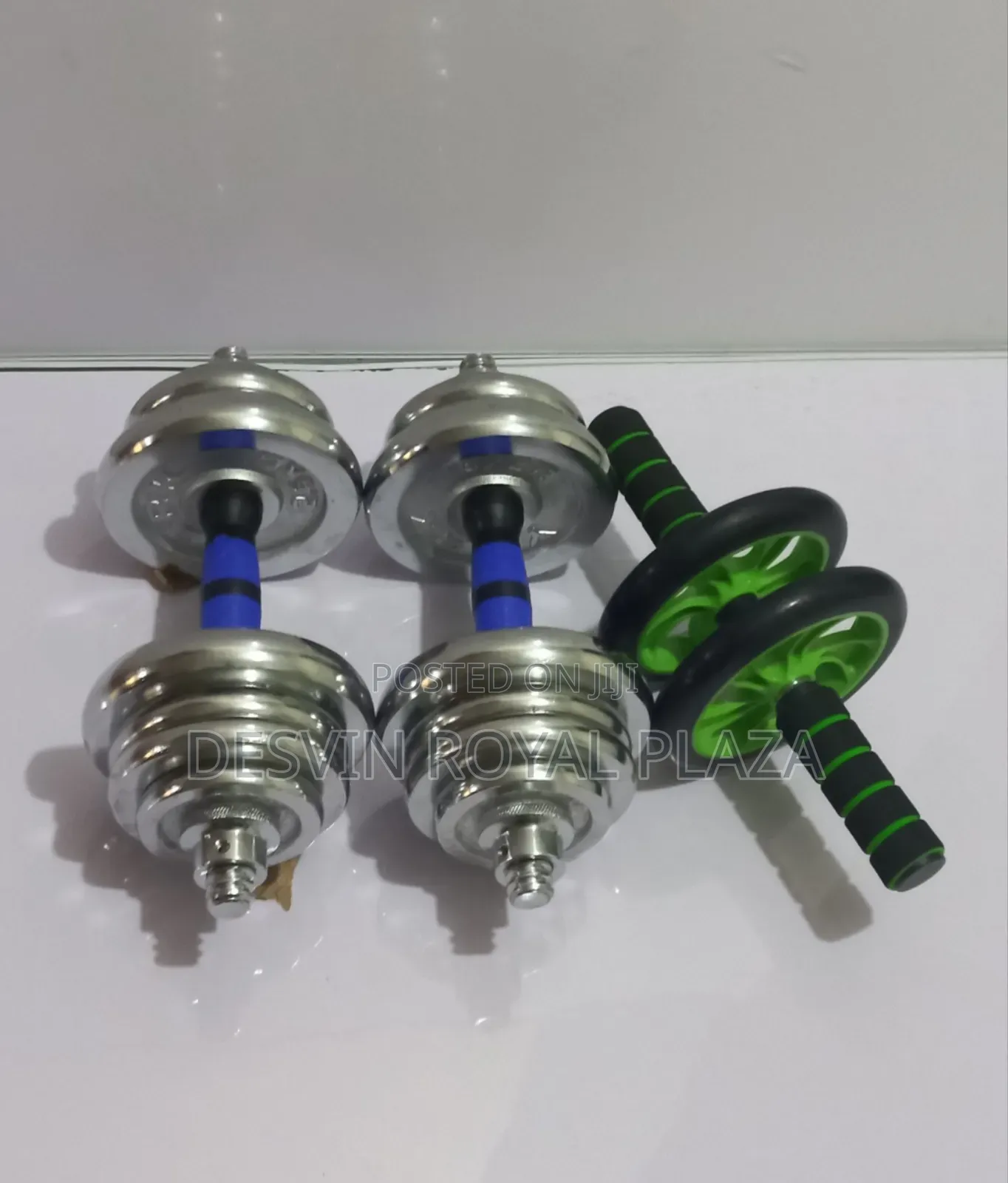 Dumbbell 25kg + Ab Wheel Roller