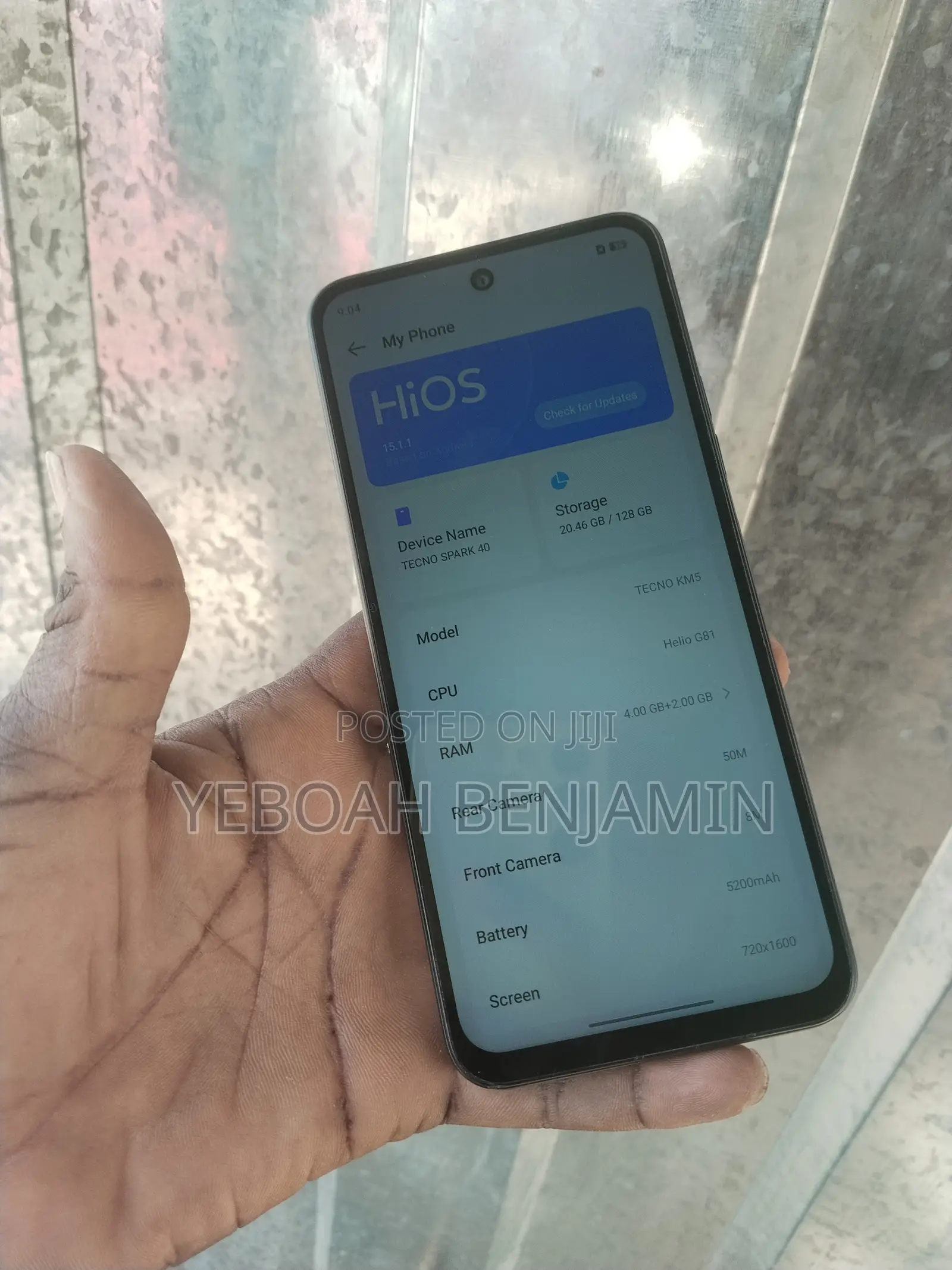 Tecno Spark 40 128 GB Black