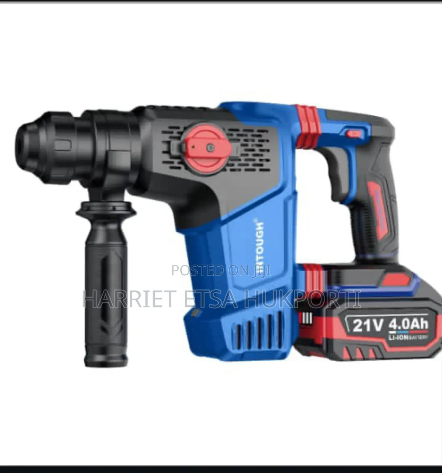Brushless Cordless Rotary Hammer 28mm SDS Plus 20v From Italy (Two Bat