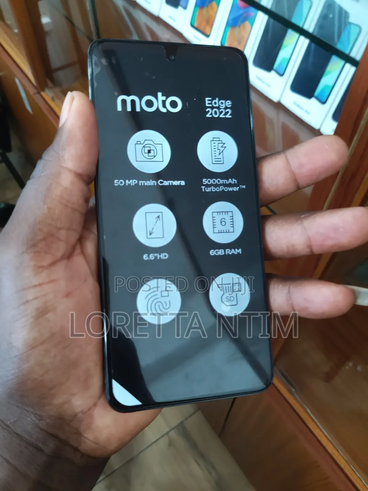 Motorola Edge (2022) 128 GB Black