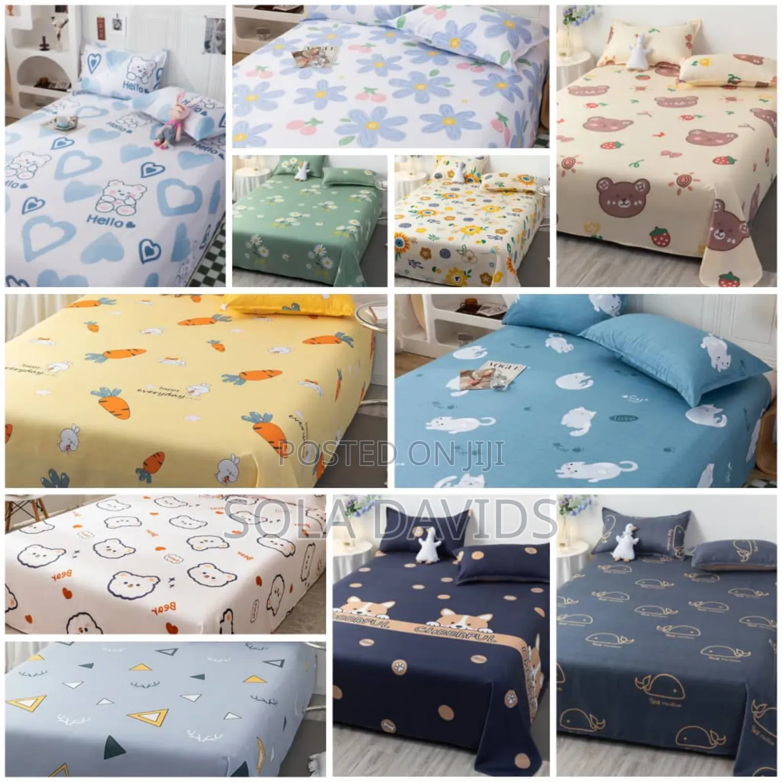 Bedsheets and Pillow Case