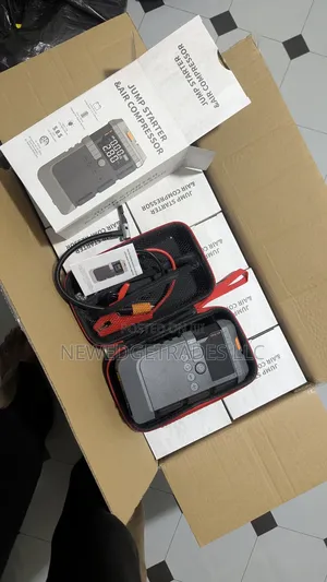 Jump Starter Kit With Tire Inflation