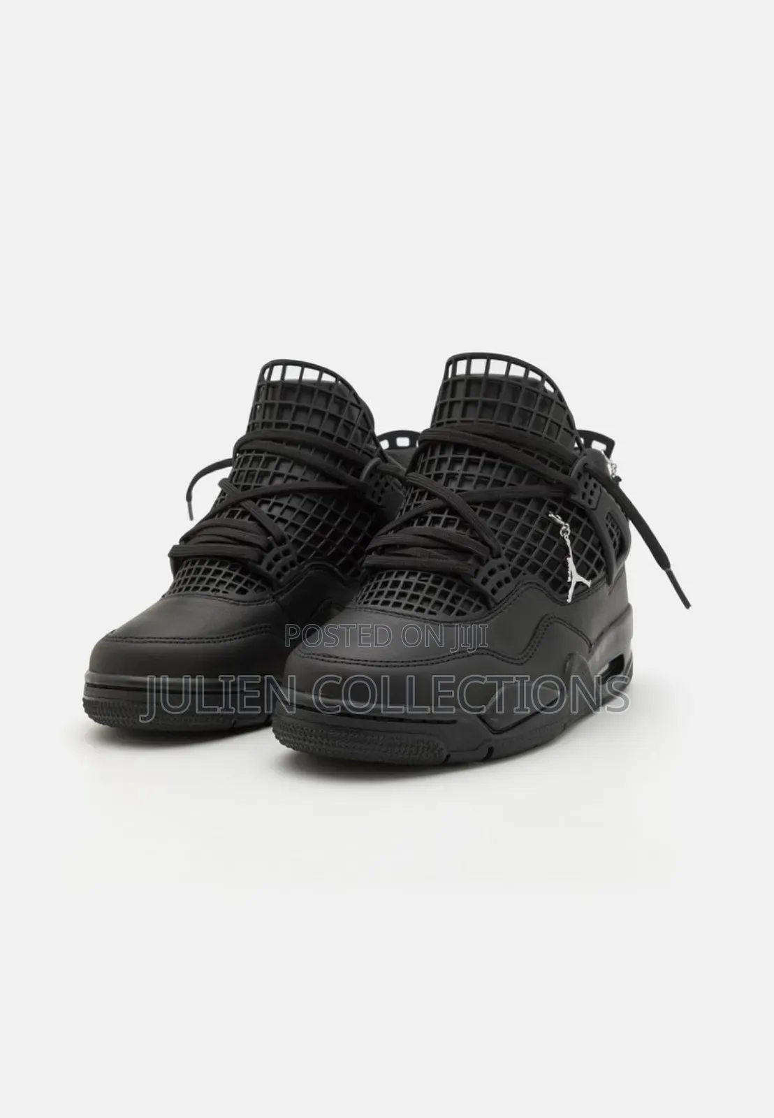 Jordan 4 Net Rattan Black