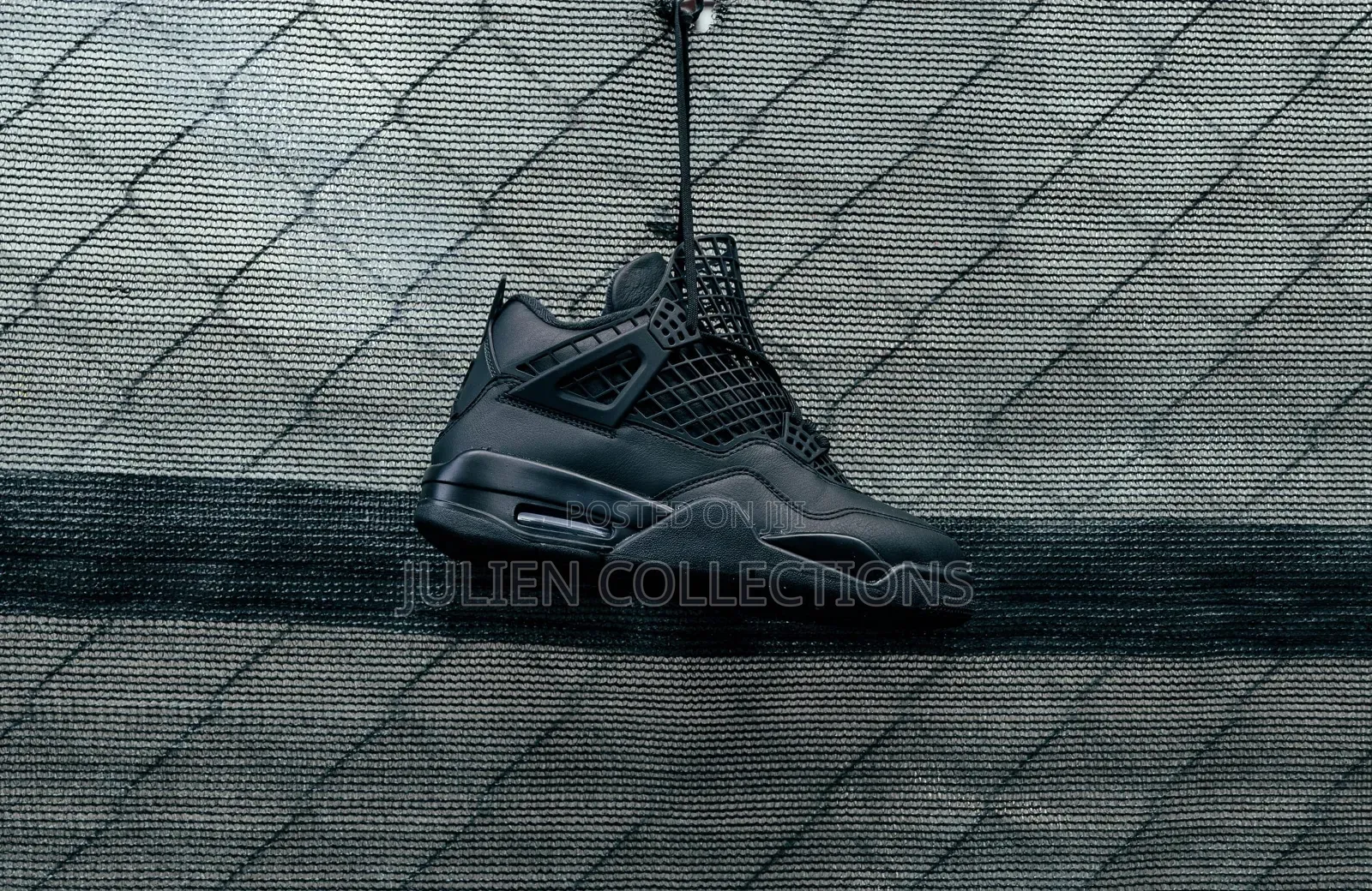 Jordan 4 Net Rattan Black