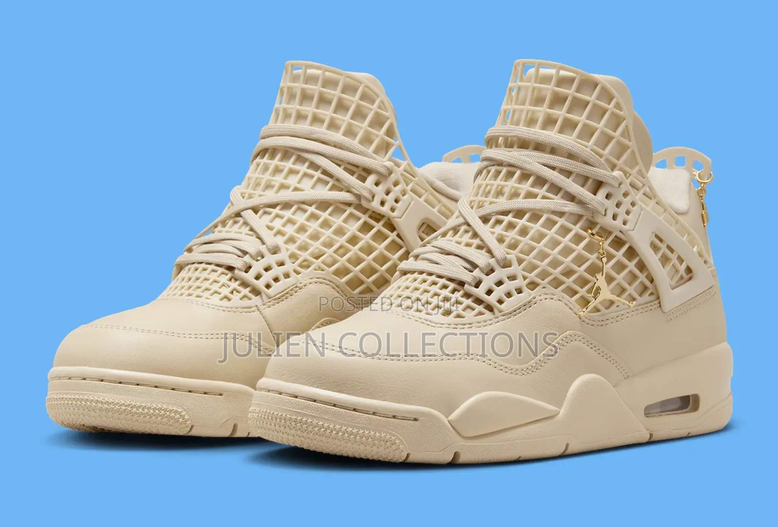 Jordan 4 Net Rattan Matalic Gold