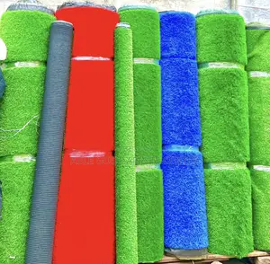 Thick Red, Blue and Green Artificial Grass and Astroturf Bundles