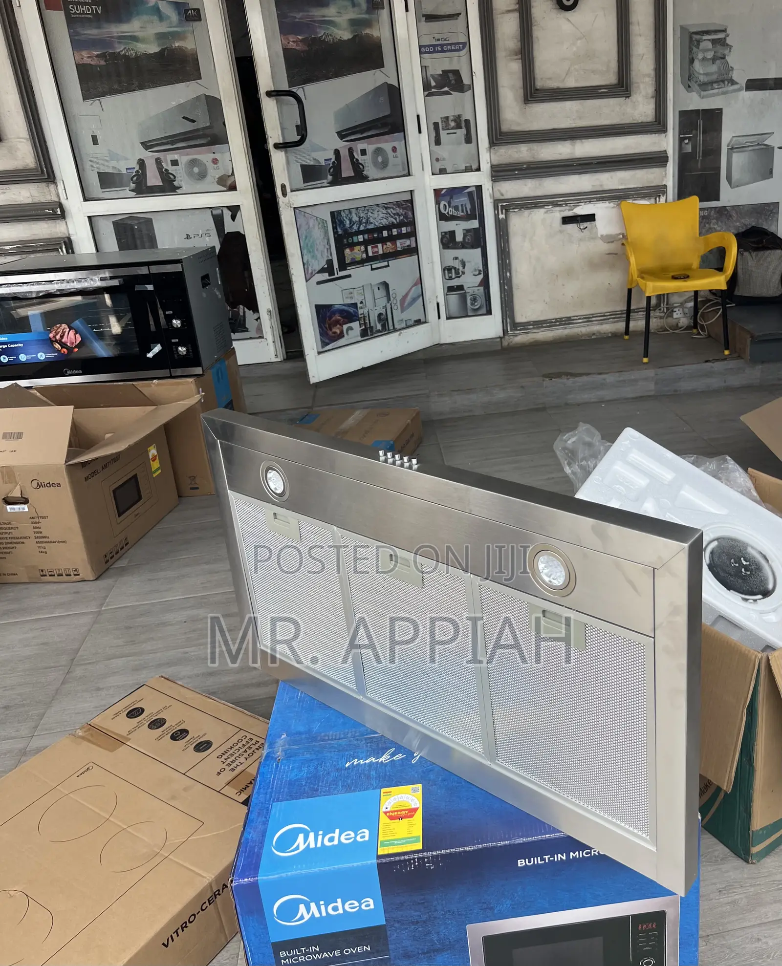 Uniquely Midea 90m21-S 90cm Built in Hood Extractor 