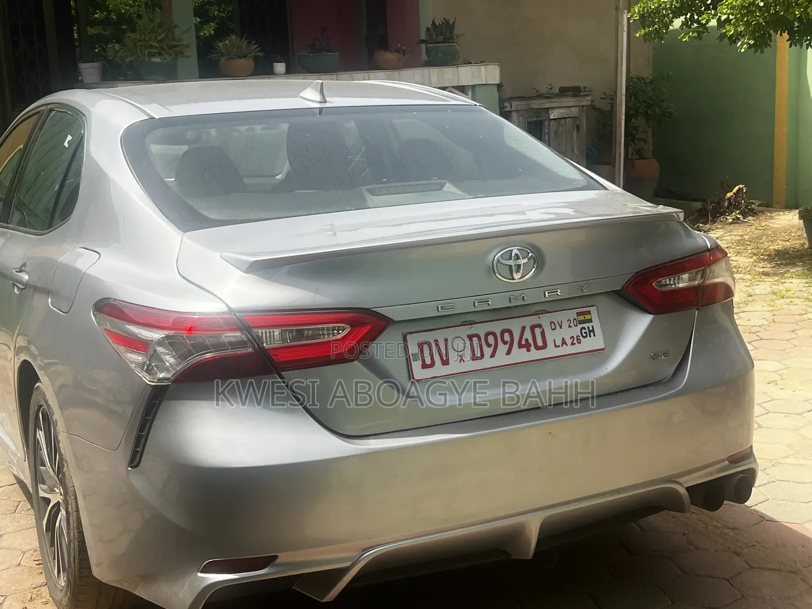 Toyota Camry SE (2.5L 4cyl 8A) 2019 Silver