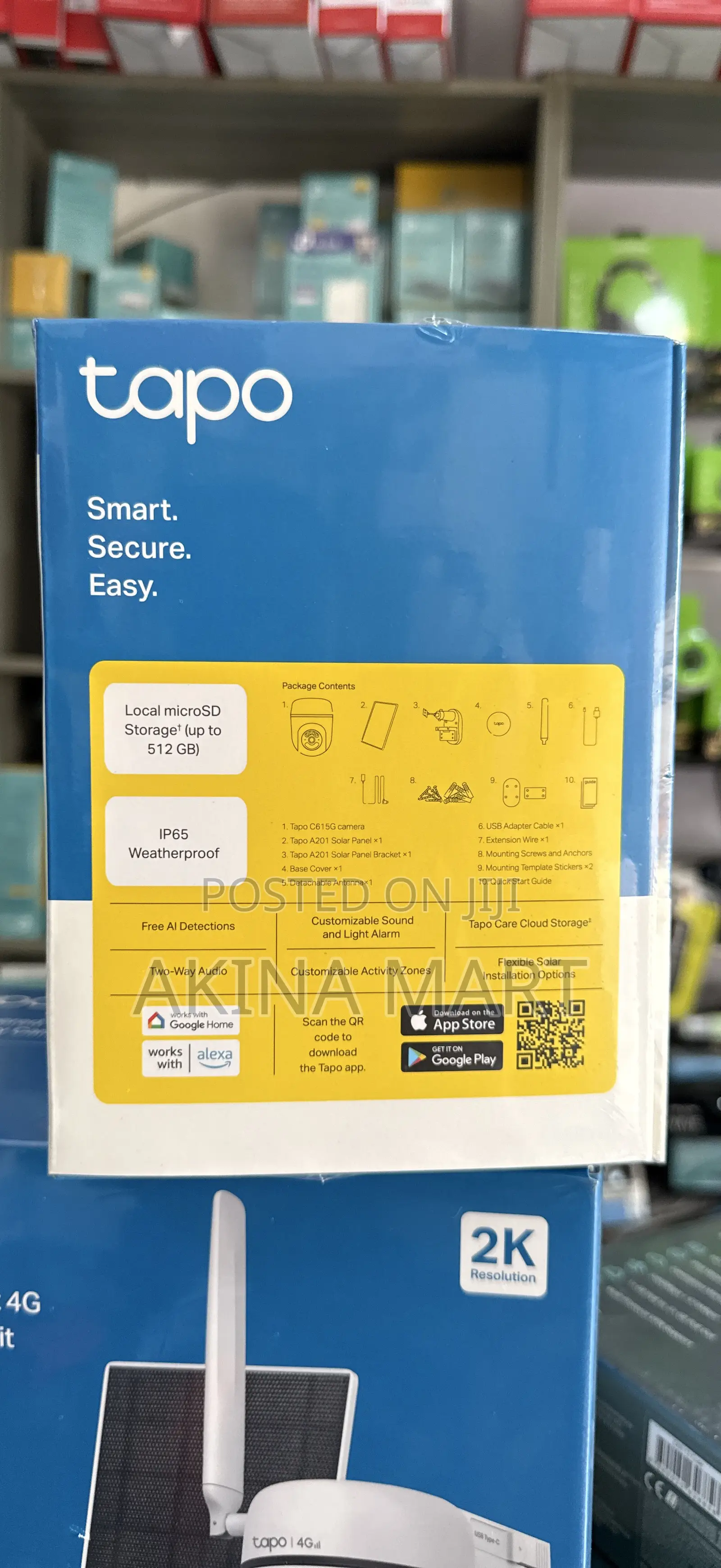 Tp-Link Tapo C615g Kit New Solar-Powered 4g Lte Security Camera
