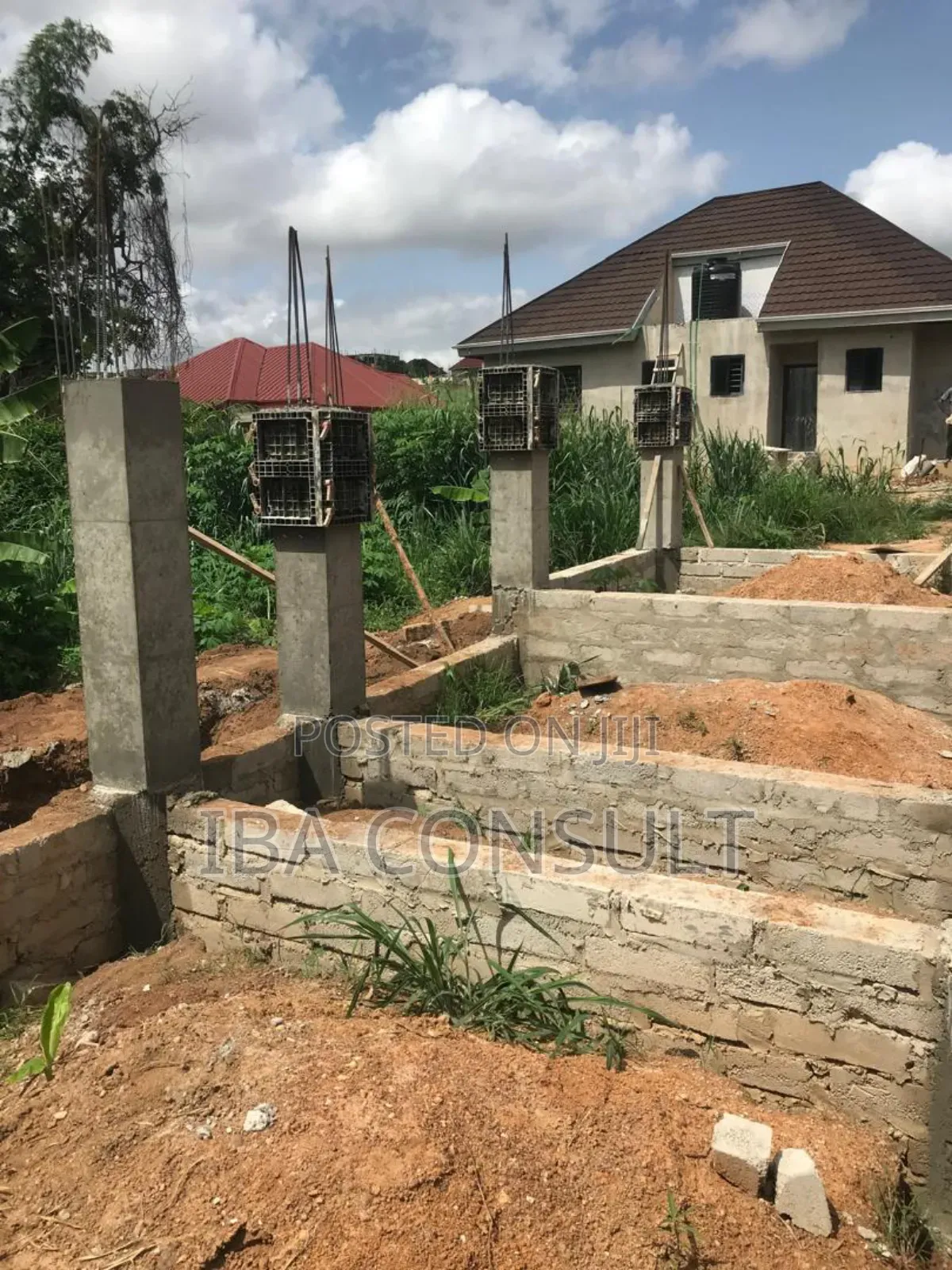 Land With 3 Bedrooms Footings for Sale at Santase Darko