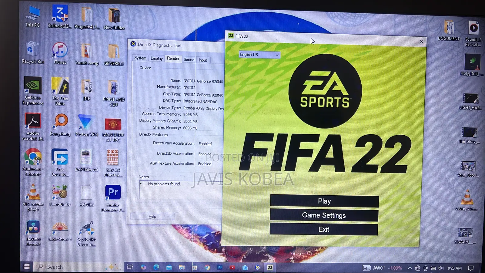 Laptop Lenovo Ideapad Gaming 3 12GB Intel Core i7 HDD+SSD 500GB
