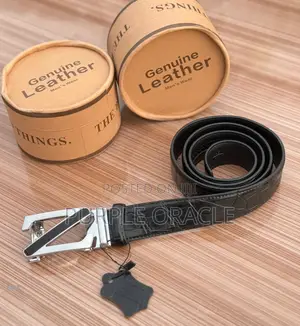 Durable Genuine Leather Belt for Men