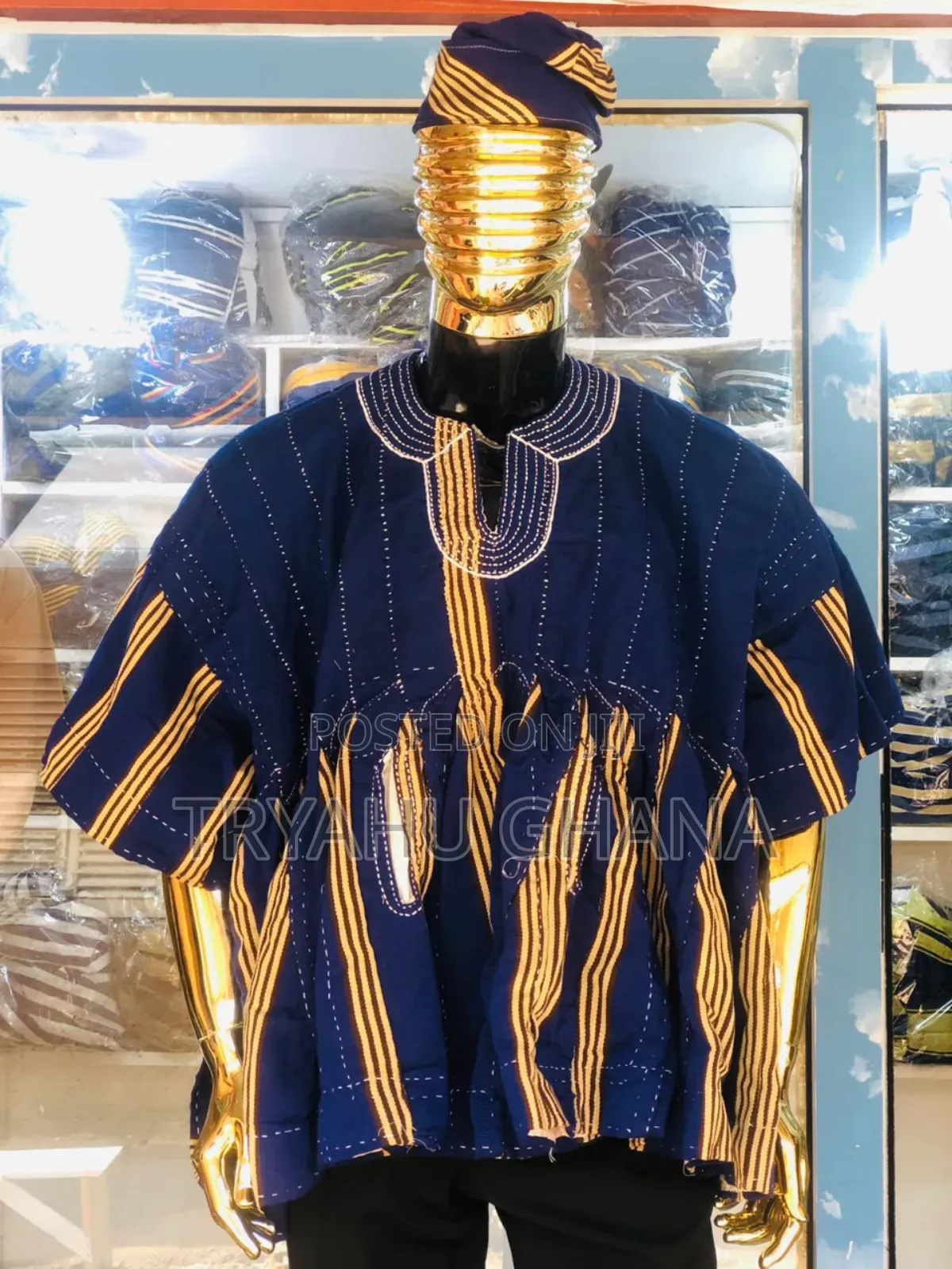 Buy Authentic Batakari Smock Accra Dansoman Russia Road-Tryahu Smock
