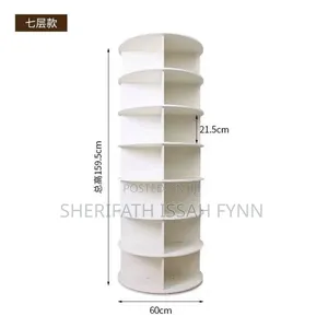 7 Tie Rotating Sheo Rack
