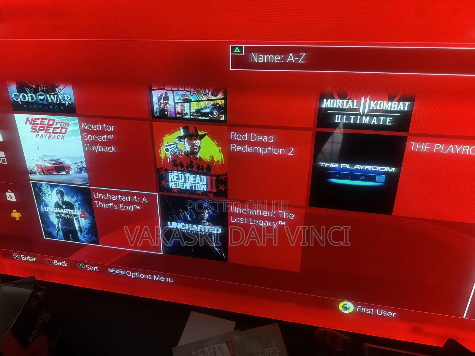 Ps4 Pro With 10 Games for Sale