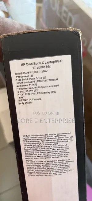 New Laptop HP 16GB Intel Core Ultra 7 SSD 1T