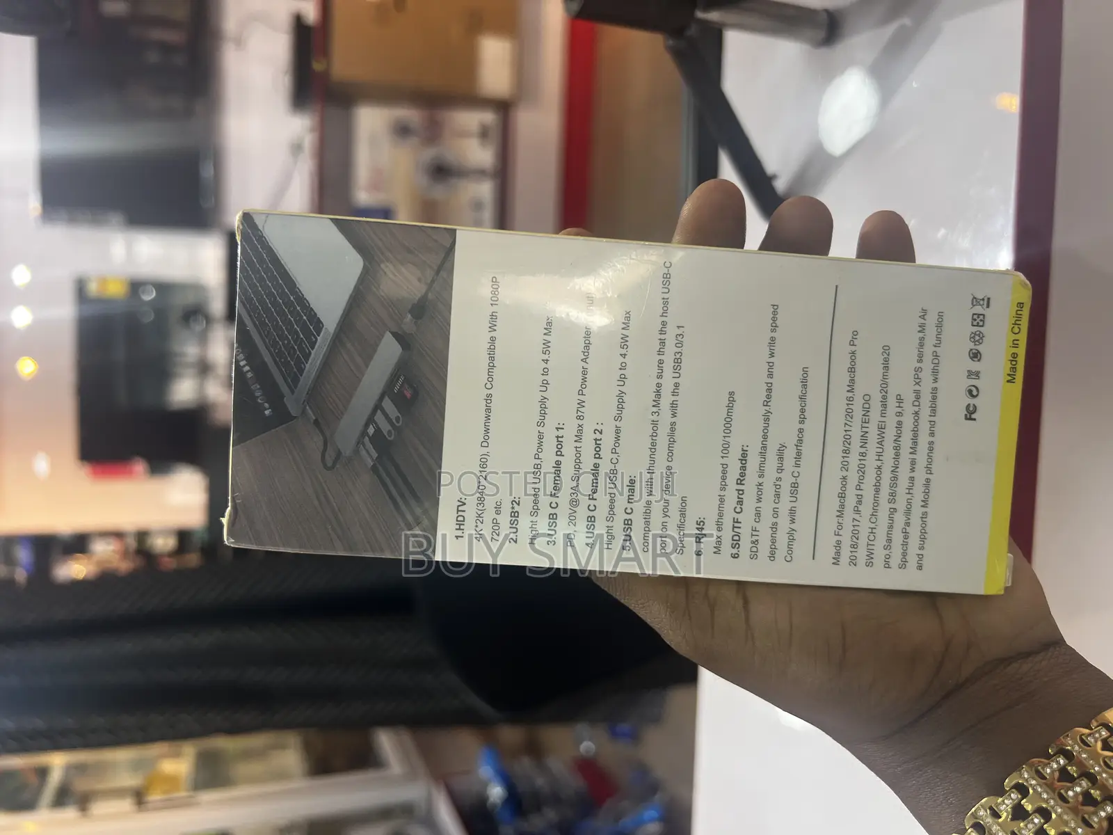 Usb-C to HDTV 8-Port Adapter
