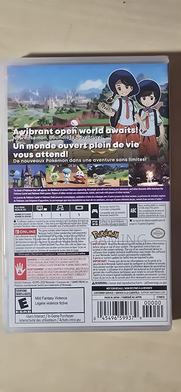 Pokemon Scarlet - Nintendo Switch