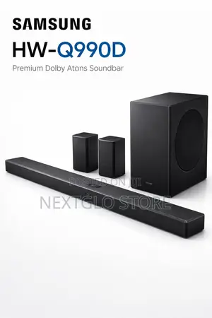 Samsung Q990d 11.1.4ch Soundbar W/Wireless Dolby Atmos Audio,