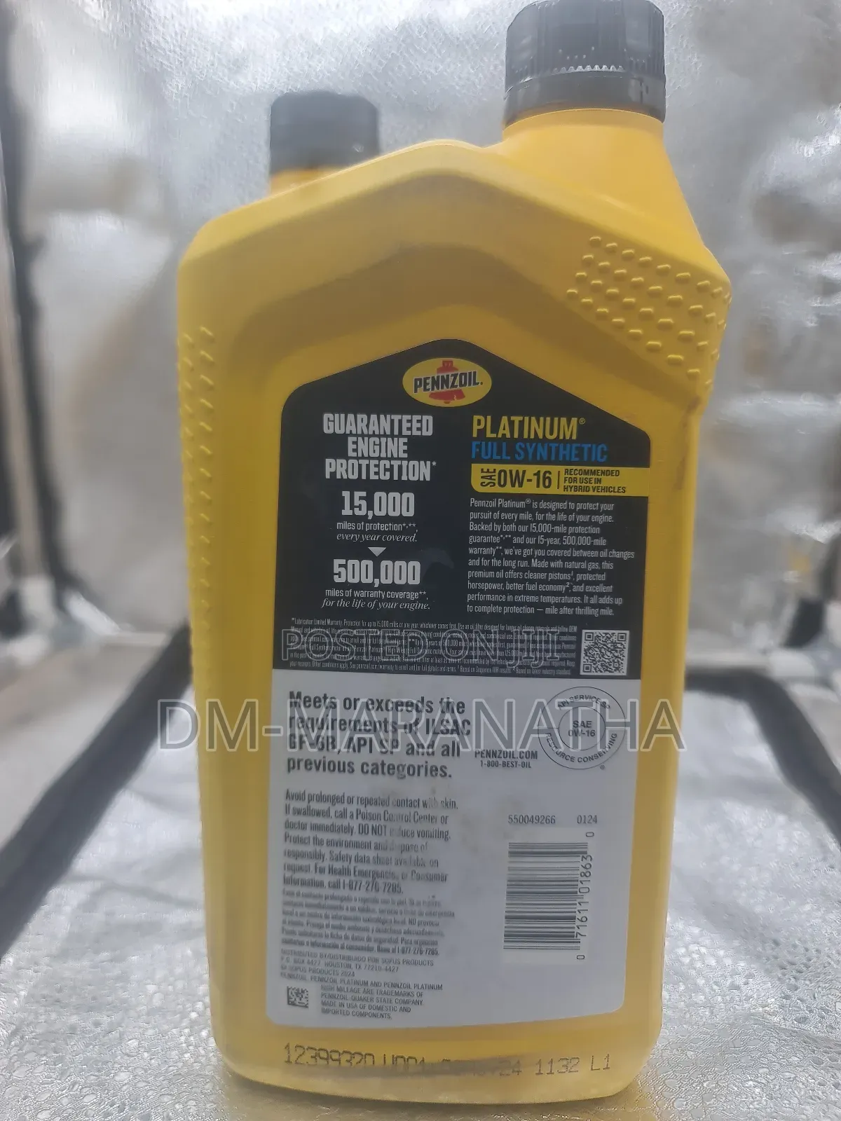 0w-16 Full Box Toyota Full Synthetic Engine Oil 1liter