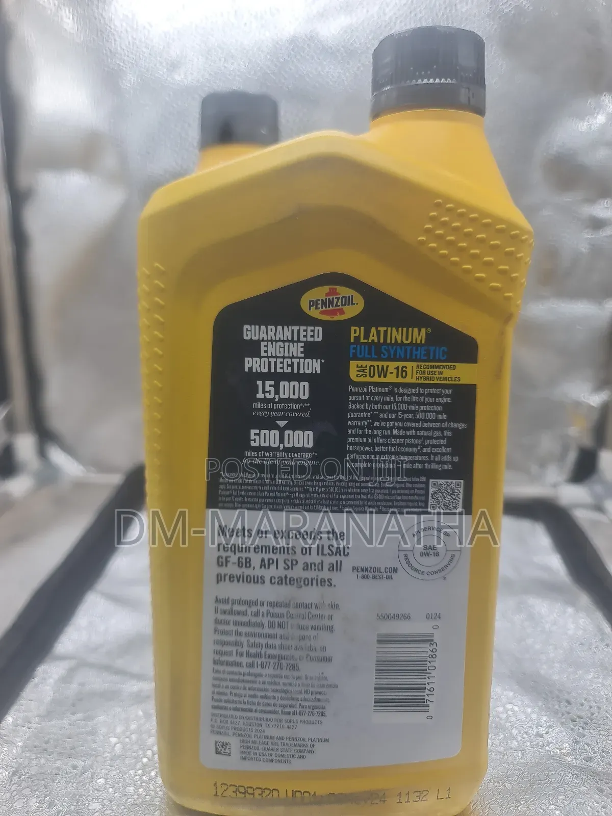 0w-16 Full Box Toyota Full Synthetic Engine Oil 1liter