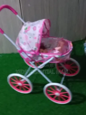 Big Tires Stroller With Baby Doll for Kids