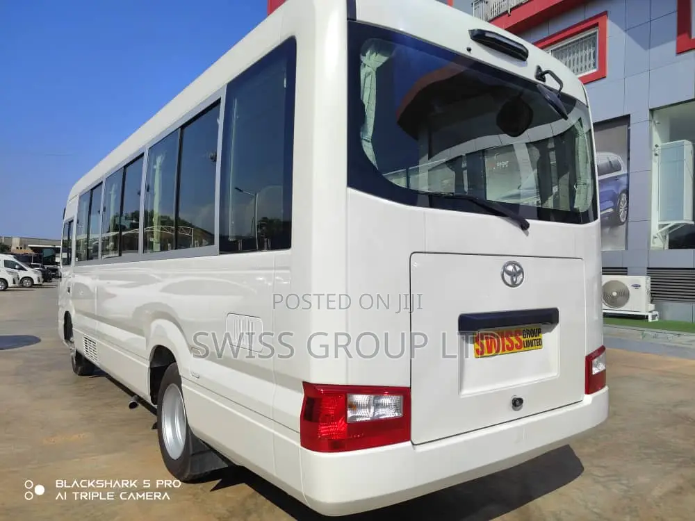 New Toyota Coaster 2025 White