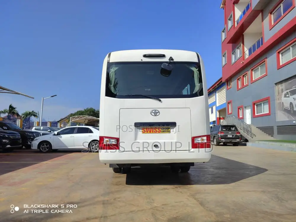 New Toyota Coaster 2025 White