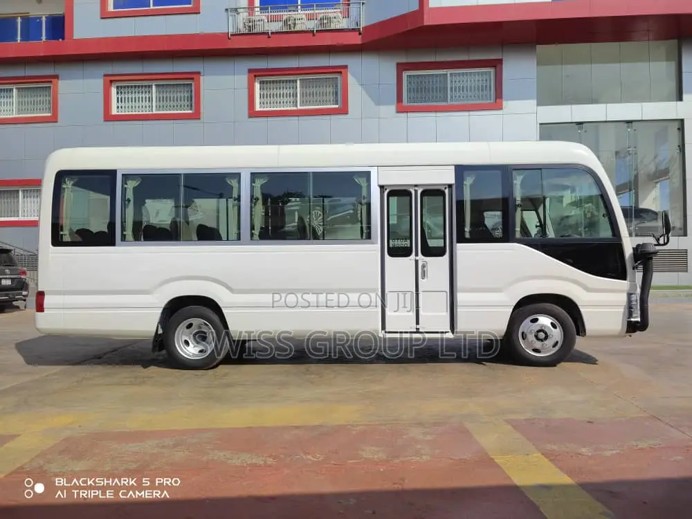 New Toyota Coaster 2025 White